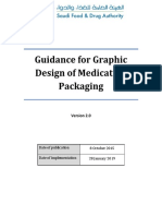 SFDA graphic design guidelines for medication packaging