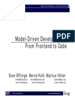 Model-Driven Development - From Frontend To Code