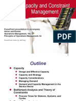 Capacity and Constraint Management