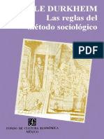 01 - Las Reglas Del Metodo Sociologico - Emile Durkhein - PDF