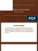 Activity 3 (Aesthetic Hedonism)