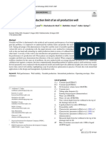 Stability and Stable Production Limit of An Oil Well