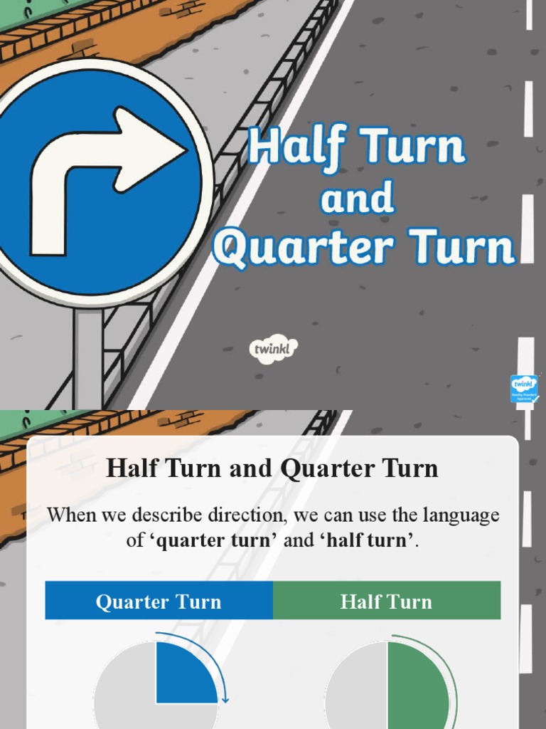 T N 6202 Maths Quarter Turn and Half Turn Powerpoint | PDF