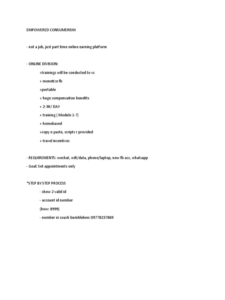 Empowered Consumerism PDF