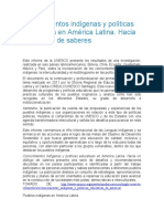 Conocimientos indígenas y políticas educativas en América Latina
