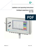 Modbus Installation and Operating Instructions Intelligent Paperless Recorder DS 500