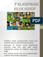 Prinsip Klasifikasi Makhluk Hidup