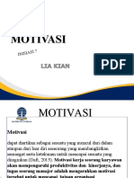 Materi Inisiasi 7 Motivasi Karyawan