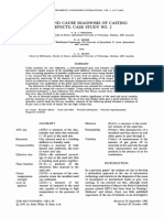 Fault and Cause Diagnosis of Casting Defects: Case Study No. 2