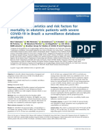 Clinical Characteristics and Risk Factors For Mortality in Obstetric Patients With Severe COVID-19 in Brazil: A Surveillance Database Analysis