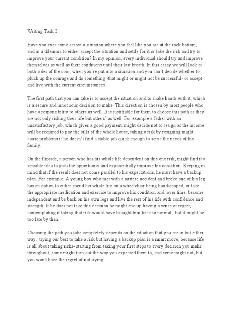 Writing task 2 pdf