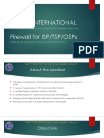 Krauss International Firewall For Isp/Tsp/Osps