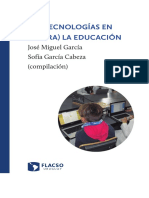 LAS TECNOLOGÍAS EN y PARA LA EDUACION FLACSO