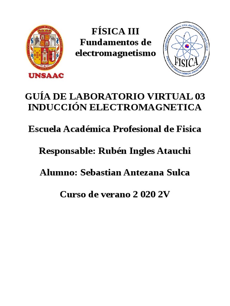 Lab 3 | PDF | Corriente eléctrica | Inductor