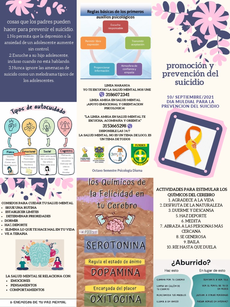 Prevención del Suicidio en Adolescentes | PDF | Salud mental | Suicidio