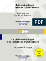 La Phenomenologie Des Interfaces Utilisateur