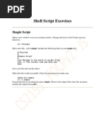 Shell Script Examples