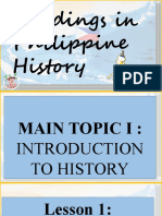 Main Topic 1-Introduction To History and Historical Sources