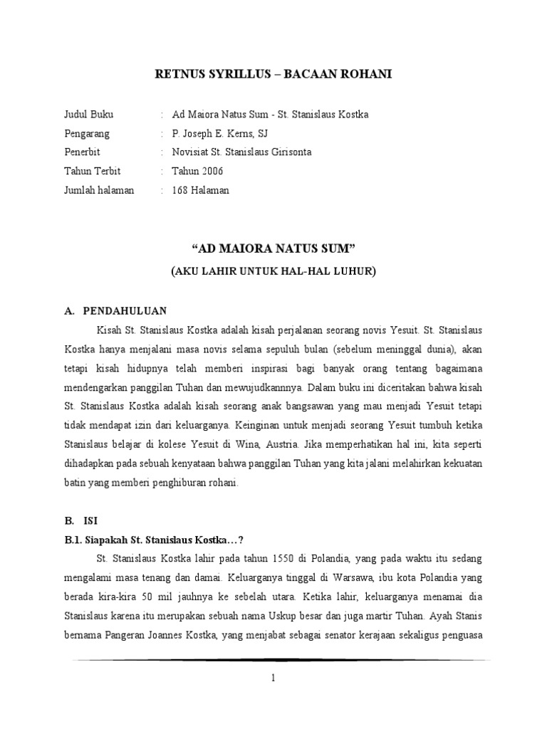 Santo Stanislaus Kostka PDF