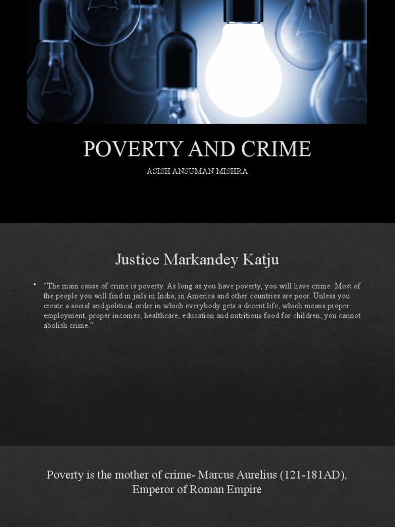 Poverty and Crime | PDF | Poverty & Homelessness | Poverty