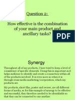 How Effective Is The Combination of Your Main Product and Ancillary Tasks?
