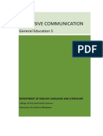 Purposive Communication: General Education 5