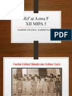 Rif'at Azma Faturahman (XII MIPA 5) - PPT Kabinet Djuanda