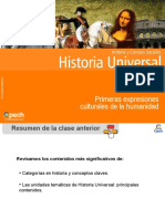 Clase 2 Primeras expresiones culturales de la humanidad