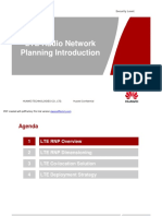 11 LTE Radio Network Planning Introduction