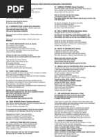 Musicas Para Grupos de Oração e Encontros
