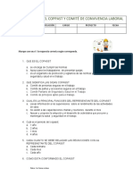 Evaluación Sobre El Coppast y Comité de Convivencia Laboral 28.09.2020