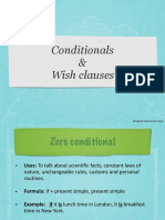 Conditionals 0, 1, 2, 3, 4 + Wish Clauses