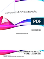 Técnicas de Apresentação