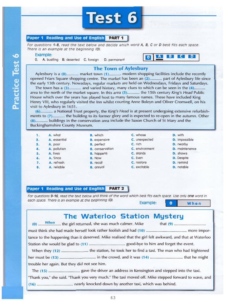 First Reading And Uoe Test 6 | Pdf | Celebrity | Reality Television