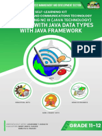 Shs - SLK - Ict Prog Working With Java Data Types With Java Framework