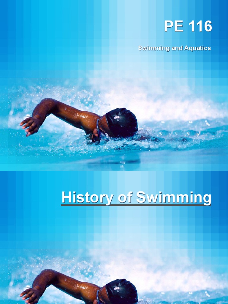 History of Swimming PDF Swimming (Sport) Swimming