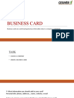 Create Professional Business Cards