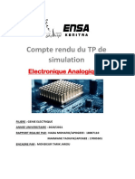Electronique Analogique 2 RAPPORT