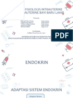 Adaptasi Intrauterin & Ekstrauterin Bayi Baru Lahir Substase Perinatologi Periode 16-22 Agustus 2021