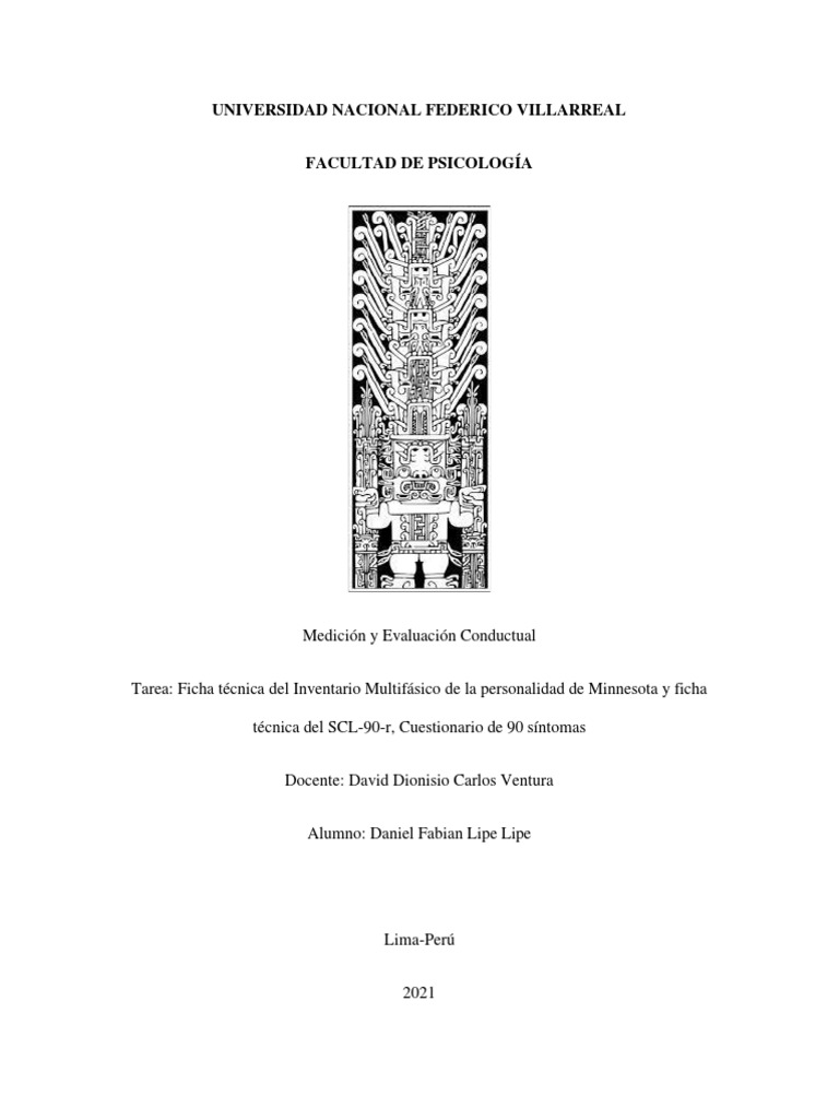 Fichas Técnicas de Tests Psicológicos | PDF | Sicología | Psicología ...