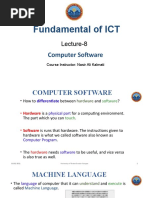 ICT Lecture 08 Computer Software