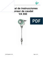 Manual Instrucciones VA550 IM ES V1.05