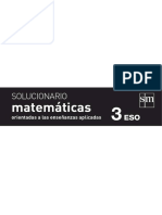 Matematicas 3 ESO SM