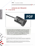 Hoja de Producto - Transmisor Pre1210 - PDF 123 KB