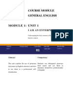 General English Module 1