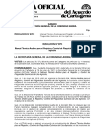 Gaceta 3709 Resolucion 2075 De2019 Manual Tecnico Andino