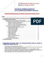 Configuracion Terminales Moviles Para El Acceso Al Correo Nauta