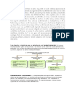 Investigación Sobre Las Ciencias y Técnicas Que Se Relacionan Con La Administración.