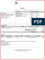 Invoice: Invoice From Invoice To Customer Information