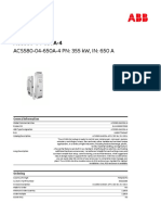 ACS580-04-650A-4 PN: 355 KW, IN: 650 A